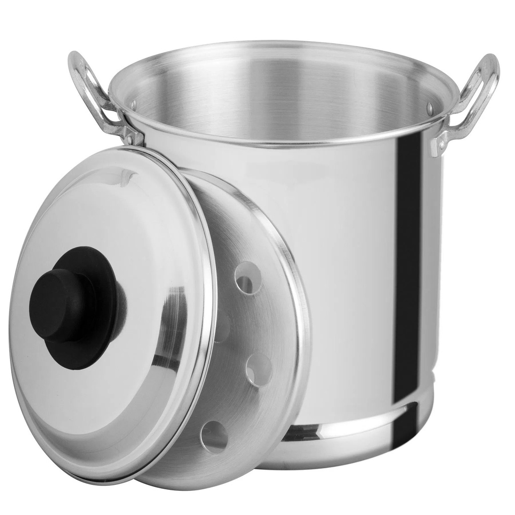 [009857] VAPORERA TAMALERA DE 22 cm DOBLE FUERTE 6.2 L No 4000191