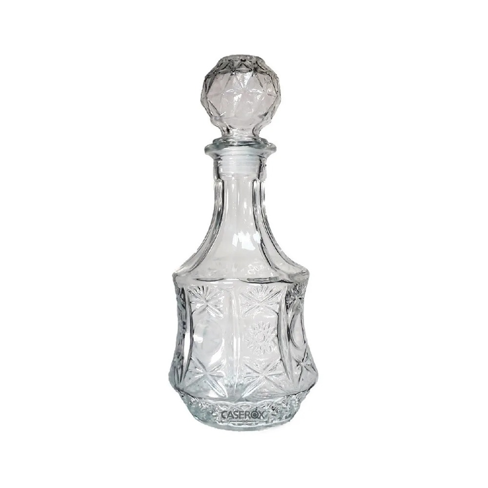 LICORERA DE VIDRIO CON TAPA 500 ML No 09Y-8