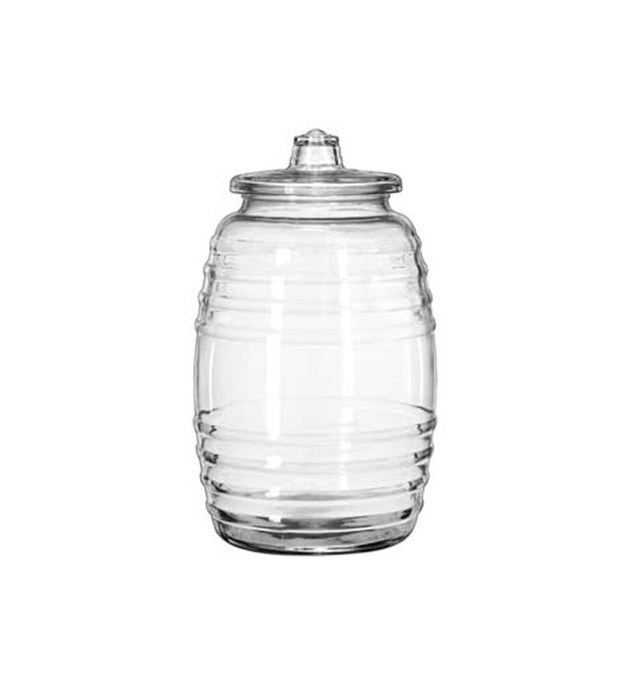 VITROLERO DE VIDRIO C/TAPA 5L - EP07-5L