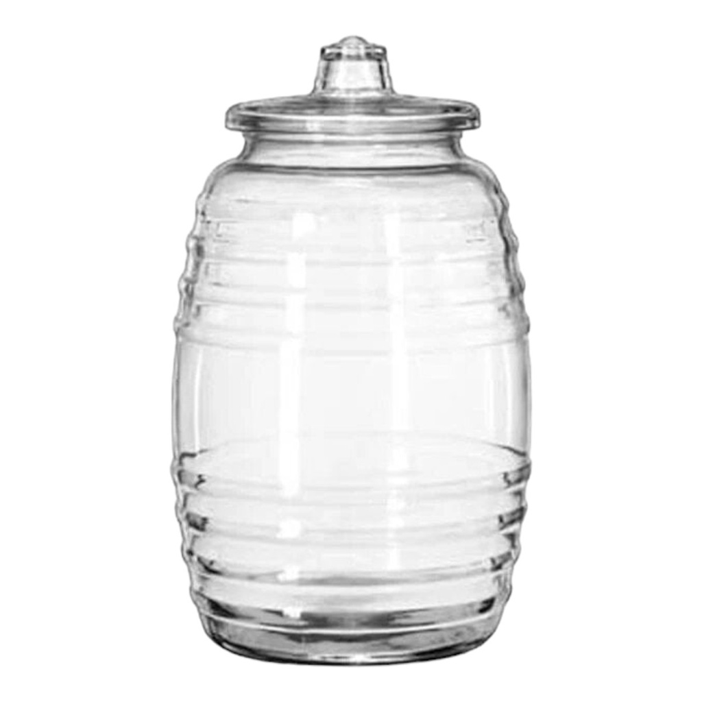 [058550] VITROLERO DE VIDRIO CON TAPA 10L - EP07-10L