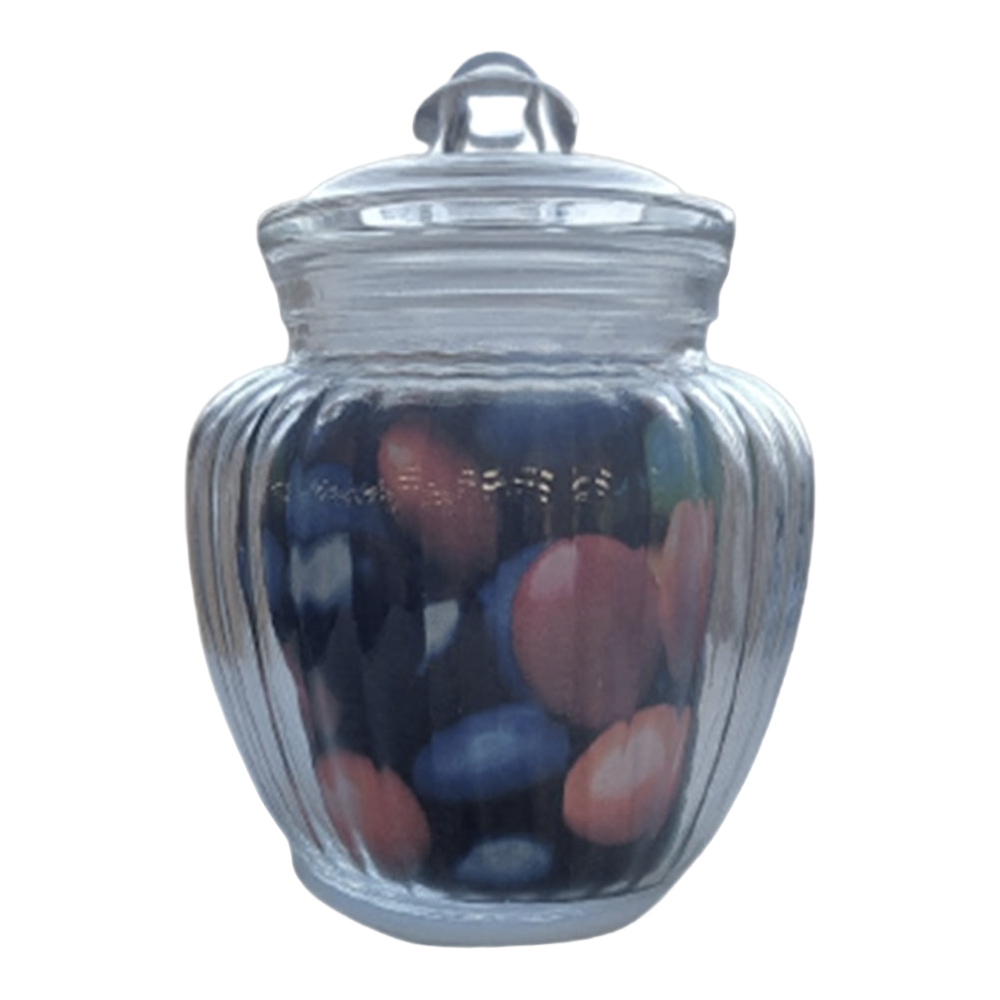 ESPECIERO DE GLOBO C/TAPA VIDRIO 1.4L - ES027B-1.4L