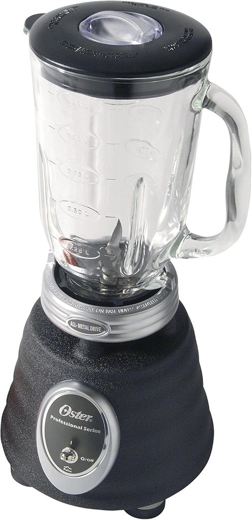 LICUADORA METAL VASO DE VIDRIO 1V + PULSO OSTER - OSBPST02