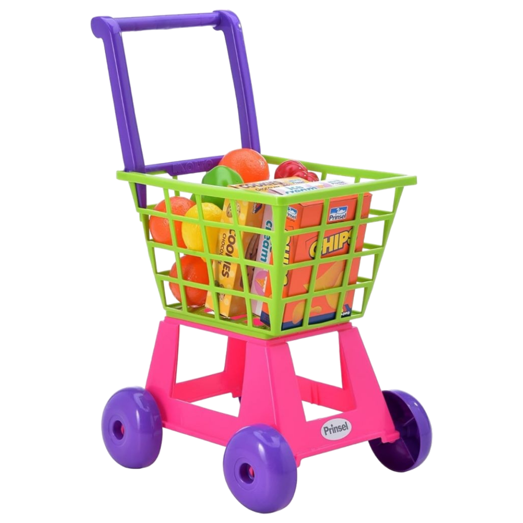 [001556] SHOPPING TROLLEY SPECIAL LILA CON ROSA 2022
