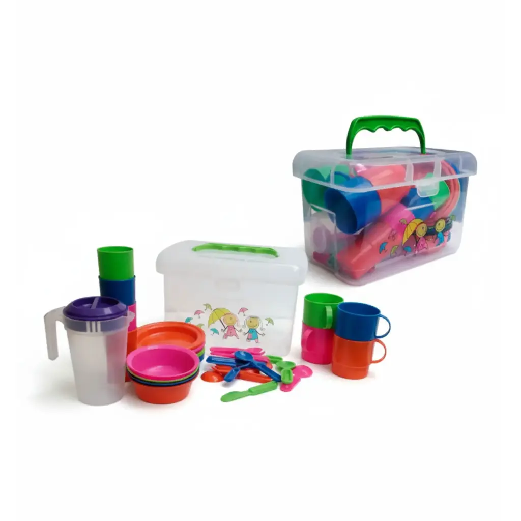 [050244] LONCHERA CLÁSICA CON JUEGO DE TE - 184