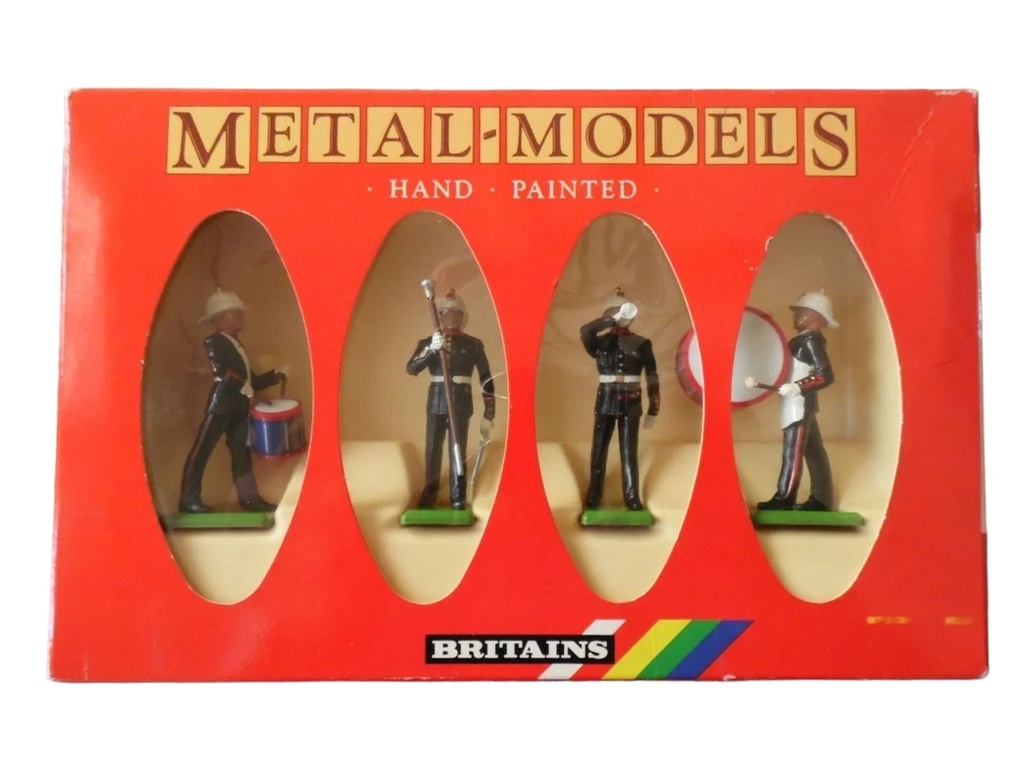 BRITAINS METAL-MODELS ROYAL MARINE CON TAMBOR - 7203