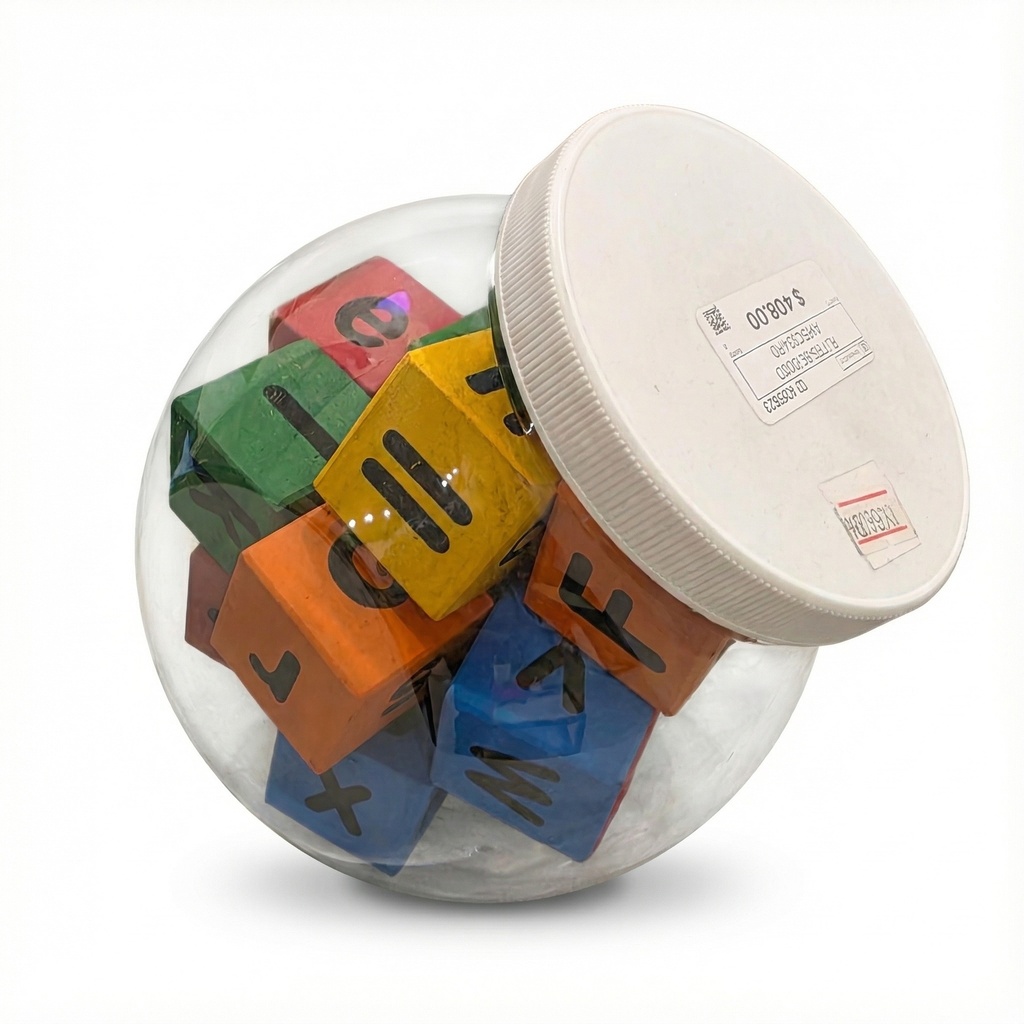 BOTES DE CUBO ABECEDARIO