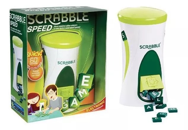 SCRABBLE VELOZ MATTEL GAMES #BFX51