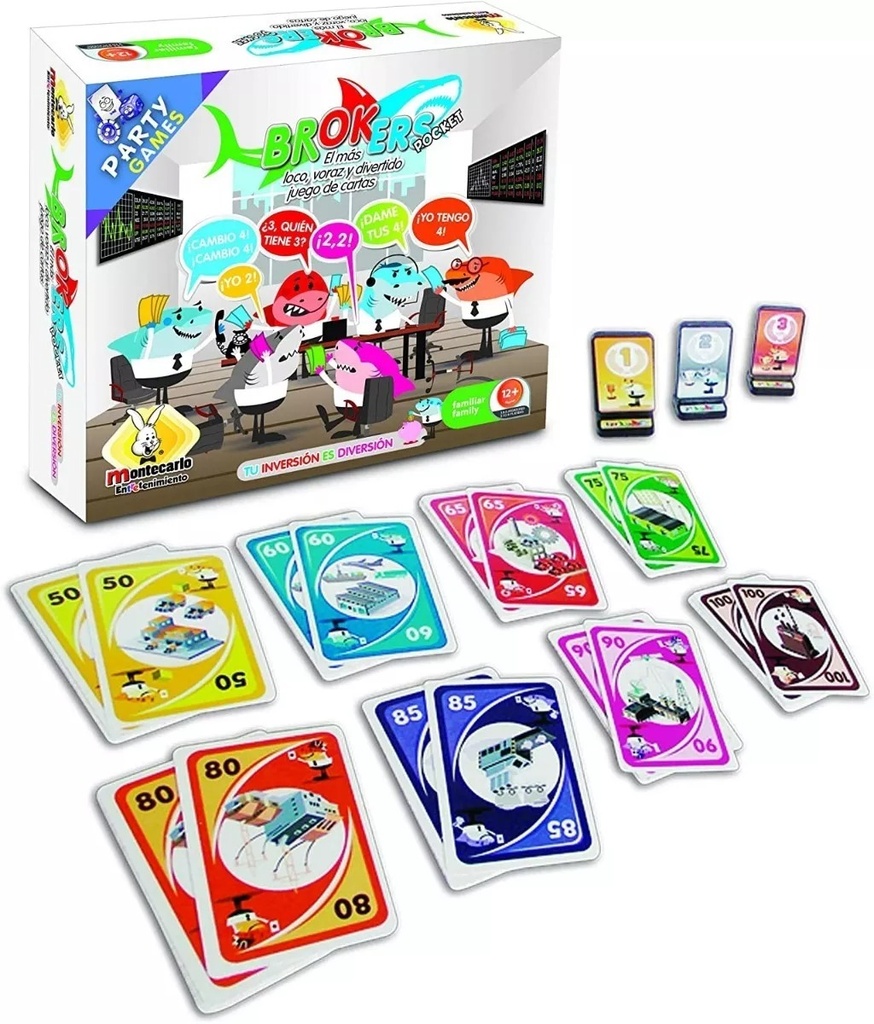 [049704] MONTECARLO JUEGO DE BOLSILLO BROKERS