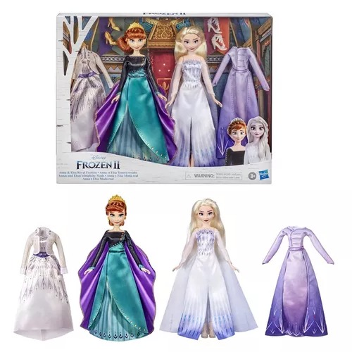 FROZEN II ELSA Y ANA MODA REAL #F2063