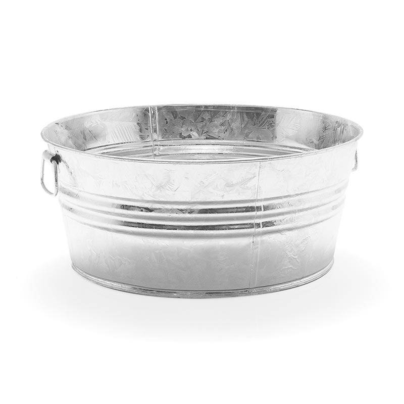 BAÑO REDONDO DE LÁMINA GALVANIZADA #00 - 2110