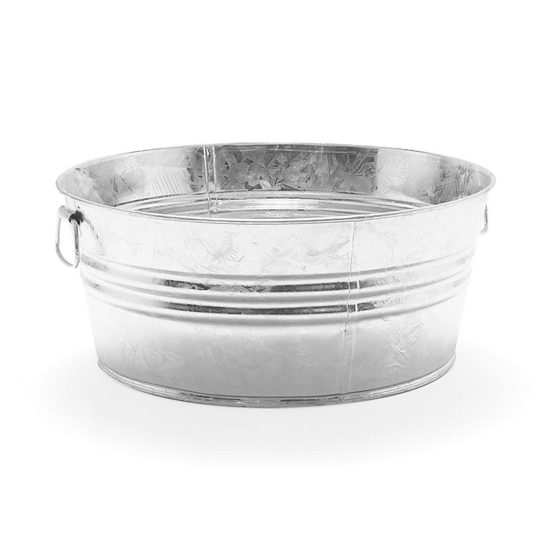 [012297] BAÑO REDONDO DE LÁMINA GALVANIZADA #0 - 2100