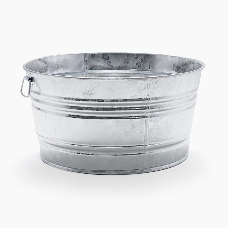 BAÑO REDONDO DE LÁMINA GALVANIZADA  #1 - 2101