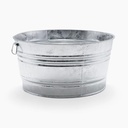 BAÑO REDONDO DE LÁMINA GALVANIZADA  #1 - 2101