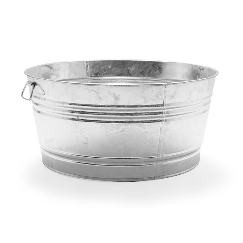 BAÑO REDONDO DE LÁMINA GALVANIZADA  #3 - 2103