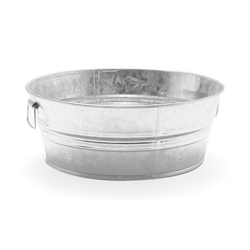 [015383] BAÑO REDONDO DE LÁMINA GALVANIZADA #000 - 2109