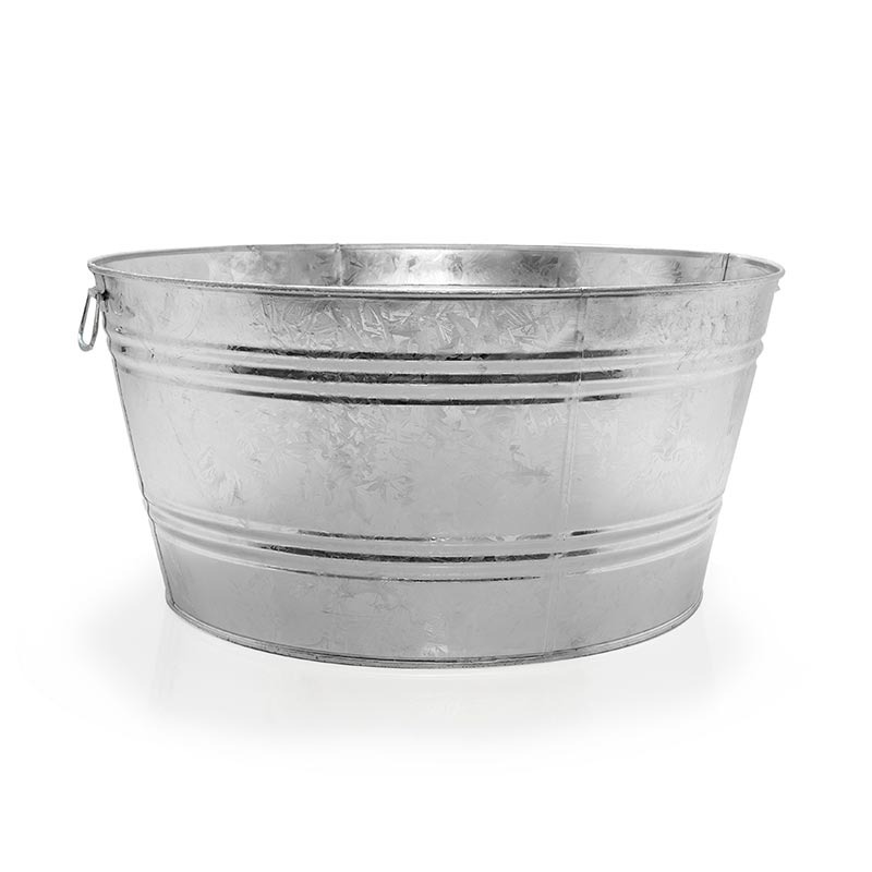 [024525] BAÑO REDONDO DE LÁMINA GALVANIZADA  #9 - 2113