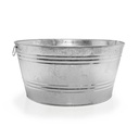 BAÑO REDONDO DE LÁMINA GALVANIZADA  #9 - 2113