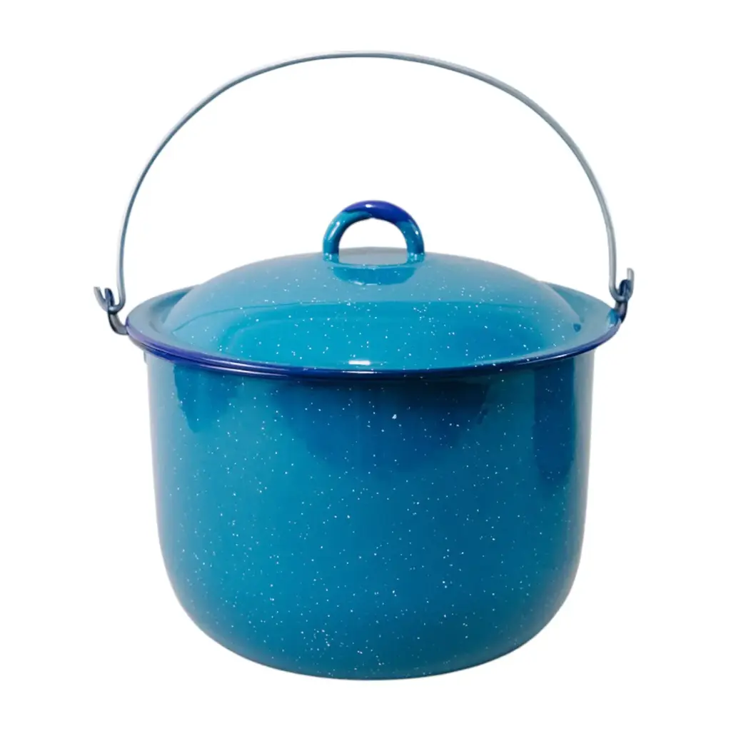 [056232] BISA OLLA CONVEXA AZUL TURQUESA 24 cm / 7.3 L
