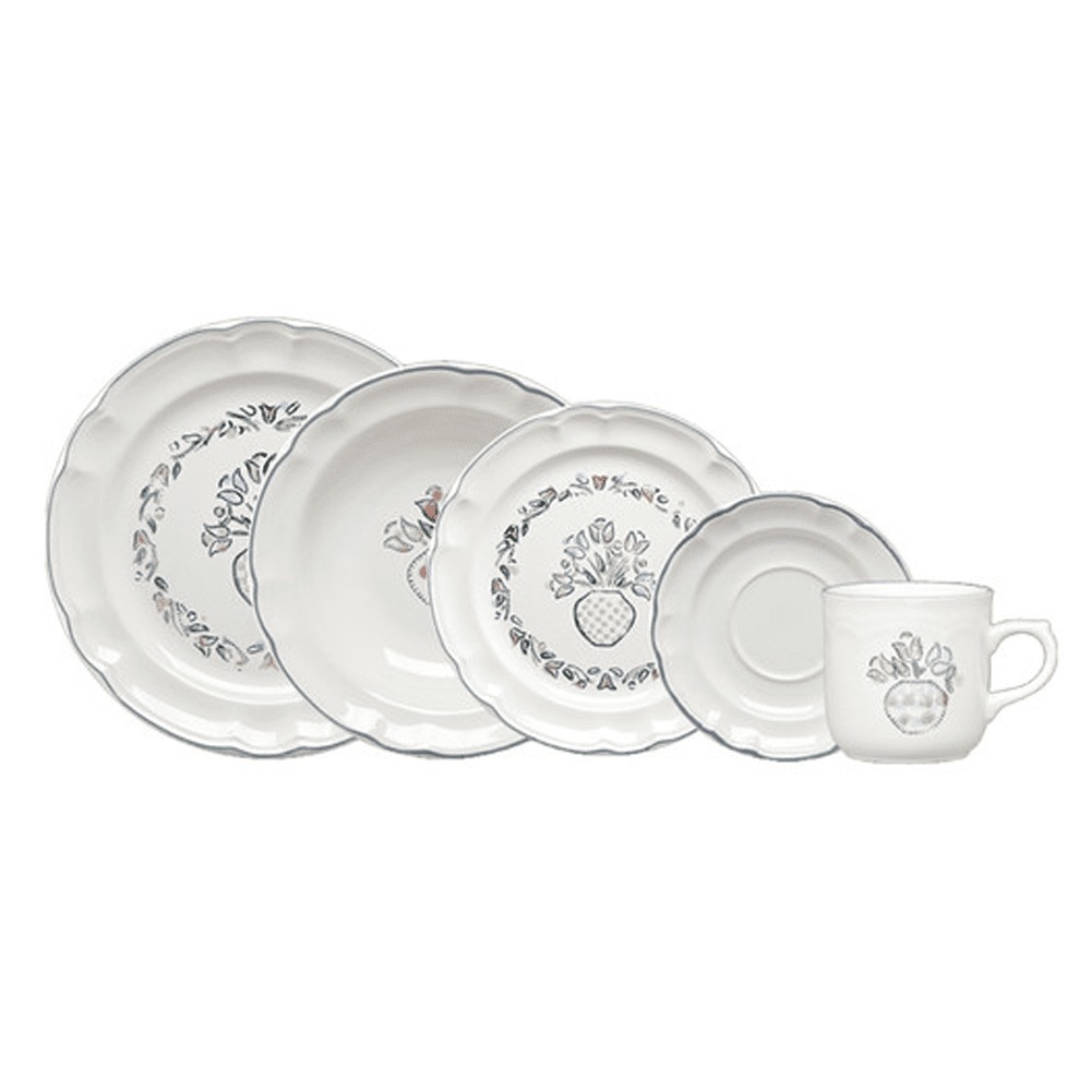 [027786] VAJILLA 20 TULIPAN ROSA - 316098