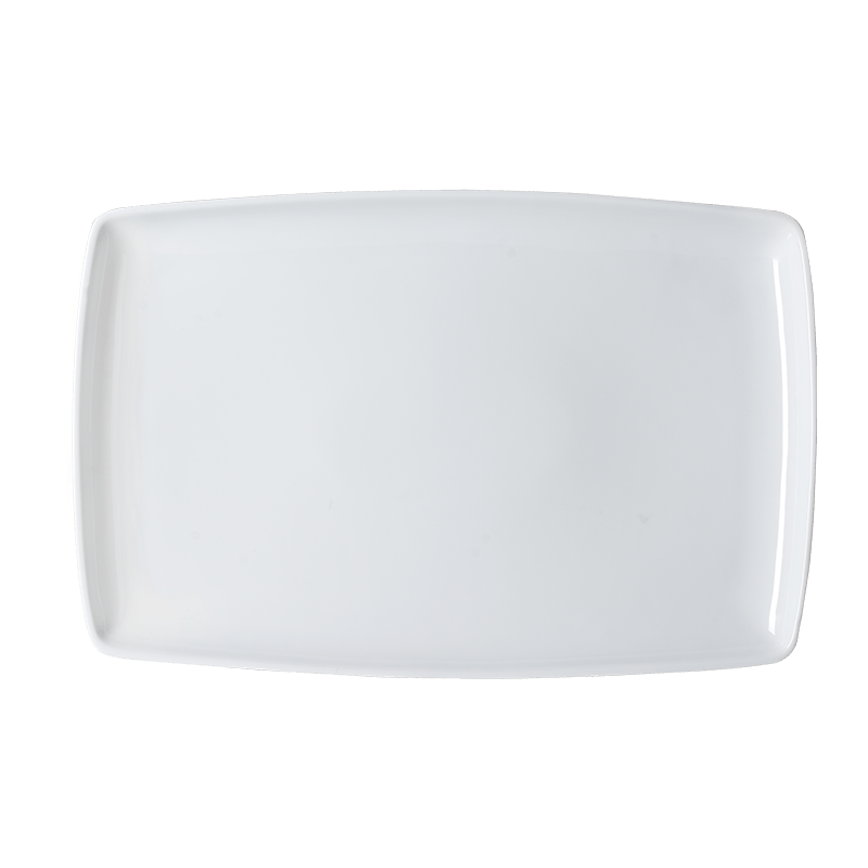 PLATO RECTANGULAR 35cm PORCELANA ELEGANCE #301651