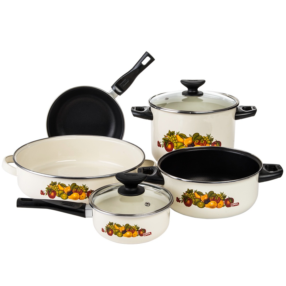 [052985] BATERIA CINSA LISBOA CREMA FRUTAS BAQ EURO DE 7 PIEZAS - 317370