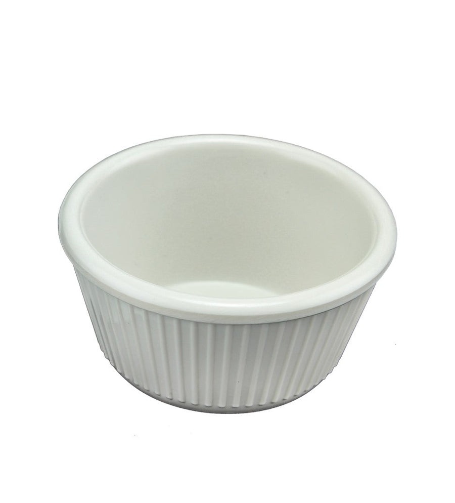 RAMEQUIN RAYADO 2 oz DE MELAMINA BLANCA D09 - 004-009-126