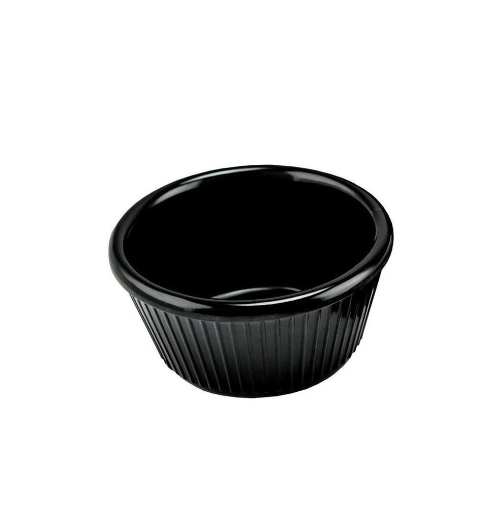 RAMEQUIN RAYADO 2 oz DE MELAMINA NEGRA - 004-017-126