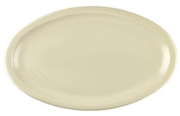 [055909] PLATO OVALADO 13" DE MELAMINA BEIGE D08 - 004-008-102