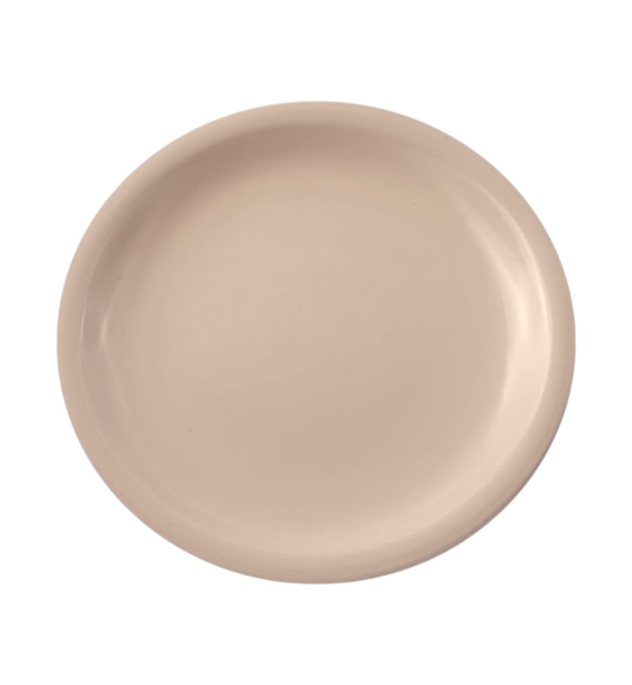 PLATO PASTELERO 6.5" DE MELAMINA BEIGE D08 - 004-008-105