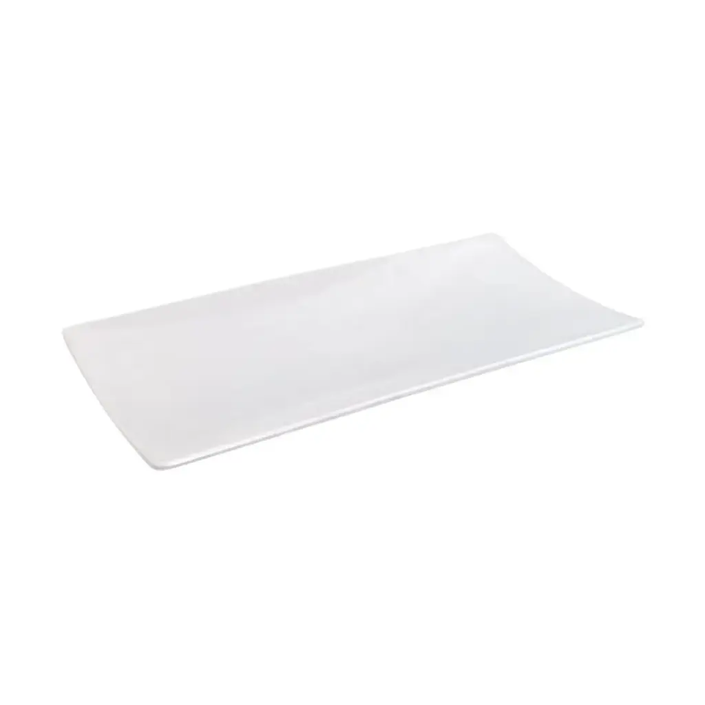[059719] PLATO SUSHI RECTANGULAR 12" MELAMINA BLANCA DIAMANTE No 105-009-139