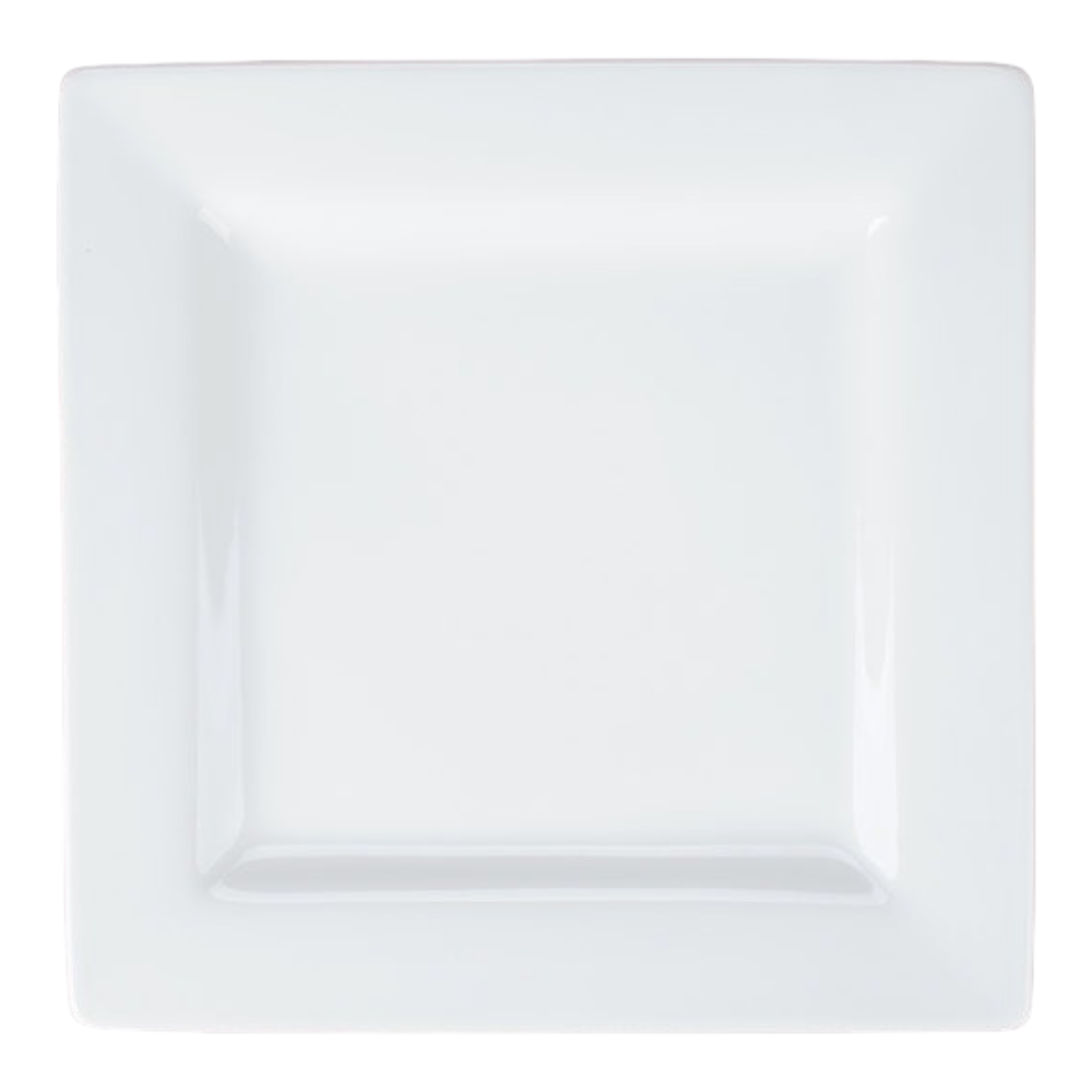 PLATO BLANCO CUADRADO 27cm - SL-10