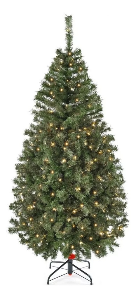 PINO VERMONT VERDE C/260 LUCES LED CALIDA #6 190cm - 336626