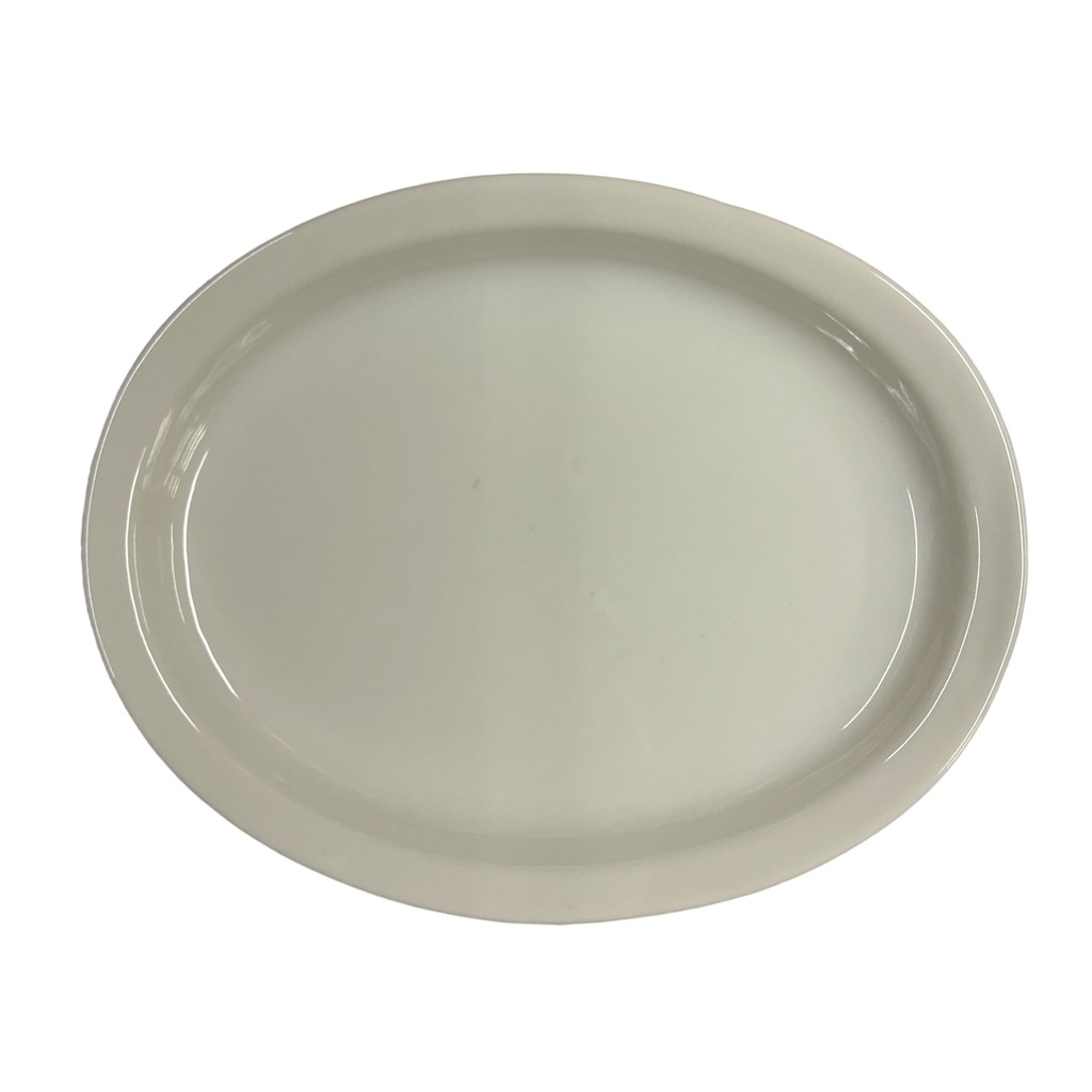 [019129] ANFORA PLATON OVAL 25 NARROW RIM BLANCO