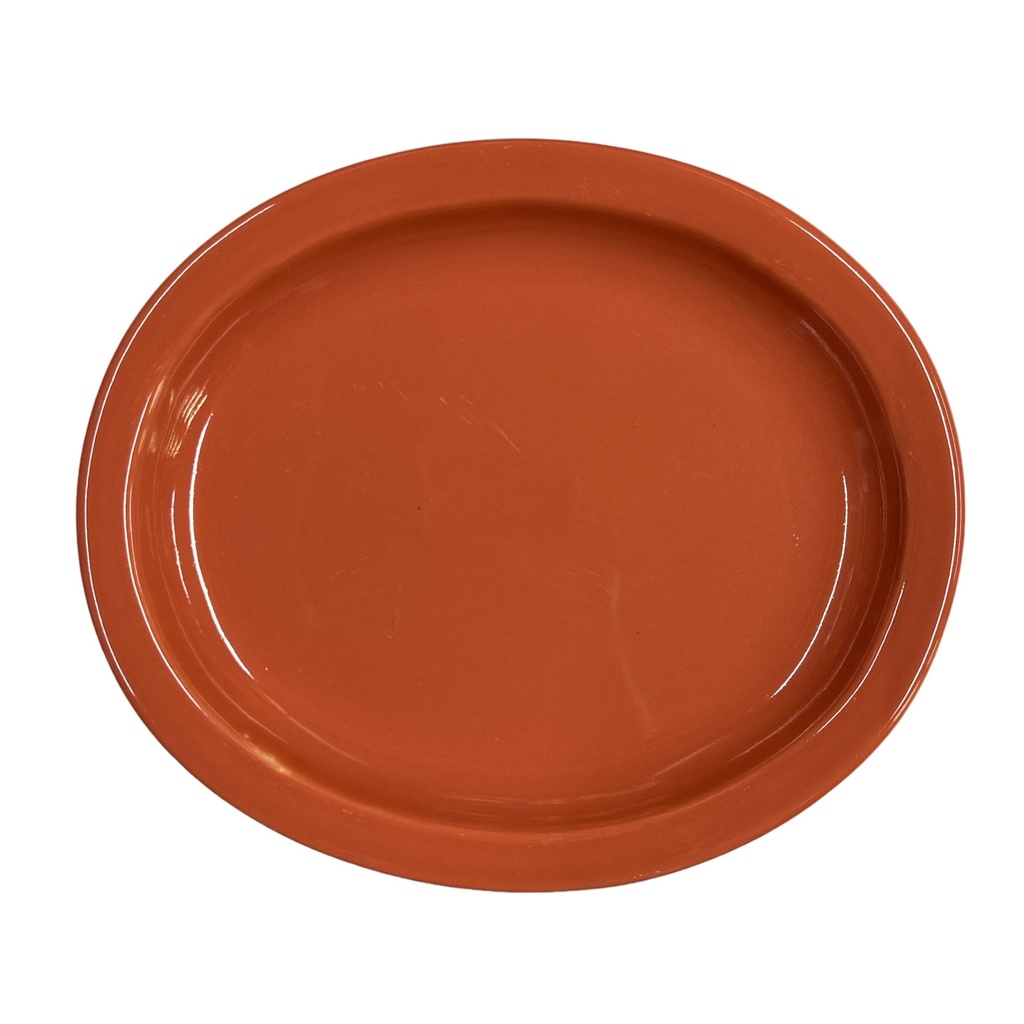 [021388] ANFORA PLATON OVAL 25 NARROW RIM CORAL #NPL2511CORA5