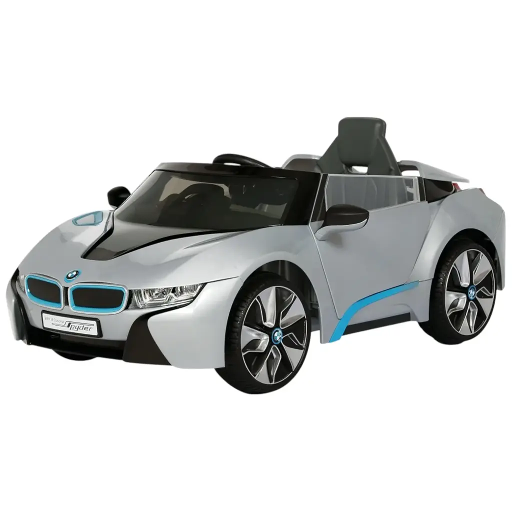 [050284] AUTO ELÉCTRICO BMW i8 PLATA 6V - 1236