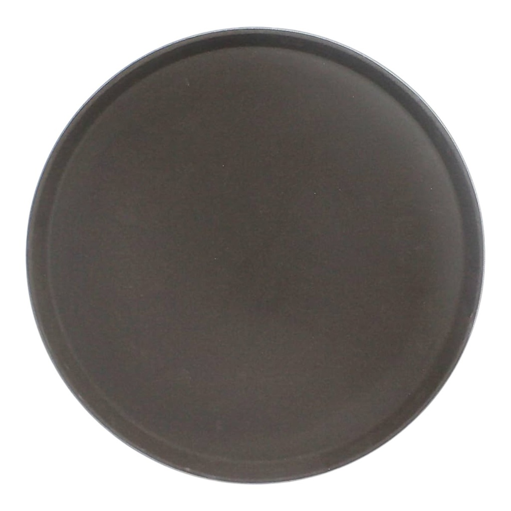 [050981] CHAROLA REDONDA CON FORRO DE HULE ANTIDERRAPANTE 14" NSF CAFÉ - DS0010