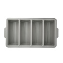 CUBIERTERA PP CON 4 COMPARTIMIENTOS No 023-001-007