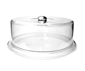 [046732] PANERA LISA CON BOTÓN CROMADO #W143C