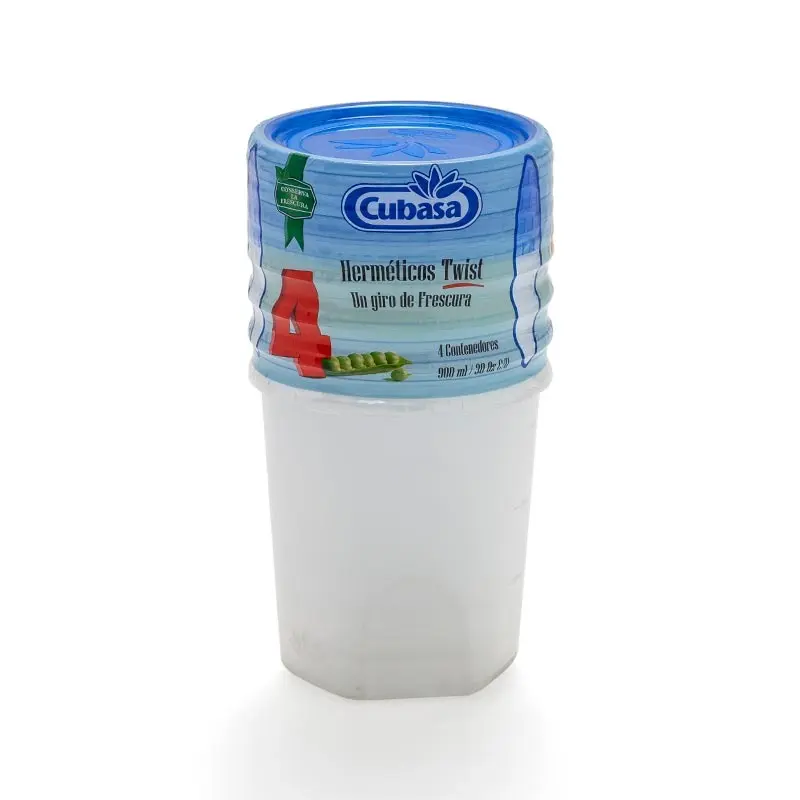 JUEGO CON 4 HERMÉTICOS TWIST 900 ml - 1937