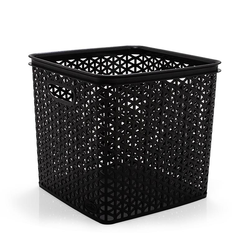 CANASTA DE RATÁN CUADRADA #1895