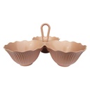 SALSERA CON 3 DIVISIONES CAFÉ No 6381