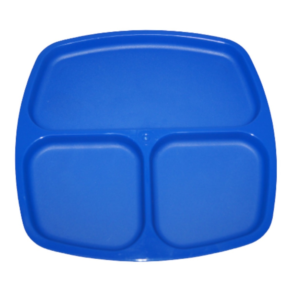 PLATO CON DIVISION CUADRADO PP 23cm - PT1328