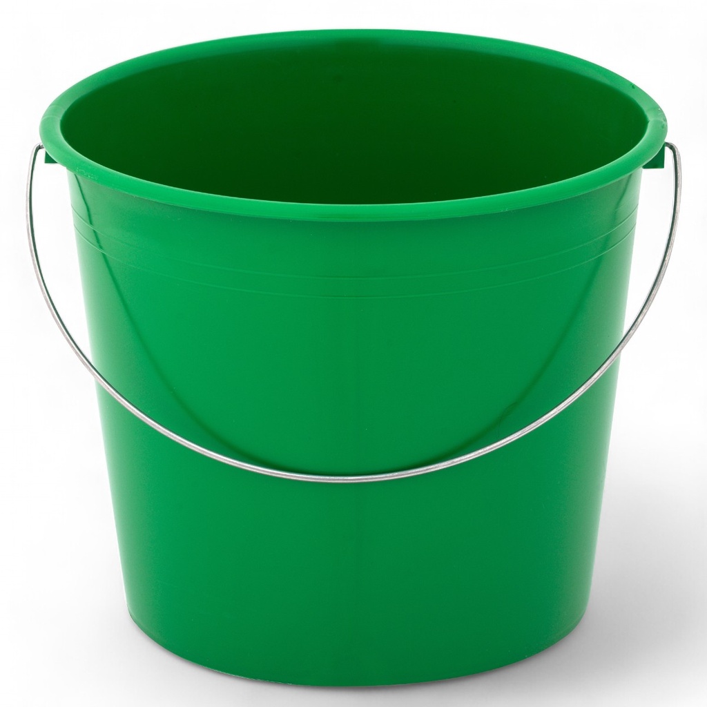 [052601] CUBETA CON ASA METAL 13 LTS POLIPROPILENO - PT1466