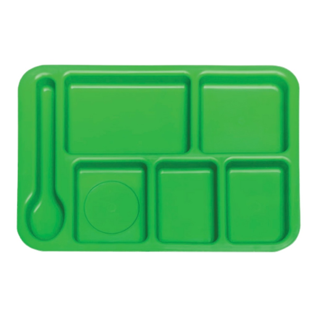 CHAROLA CON 6 DIVISION POLIPROPILENO - PT1333