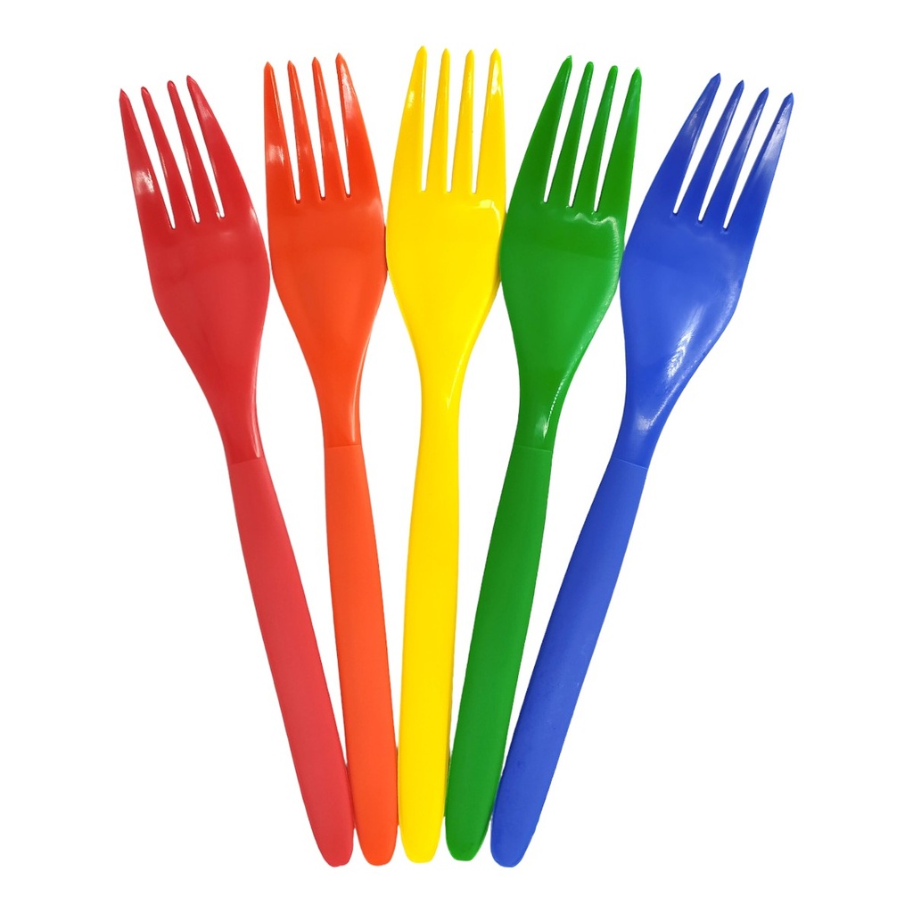 [058454] TENEDOR PP DE COLORES 17.5cm - PT4004