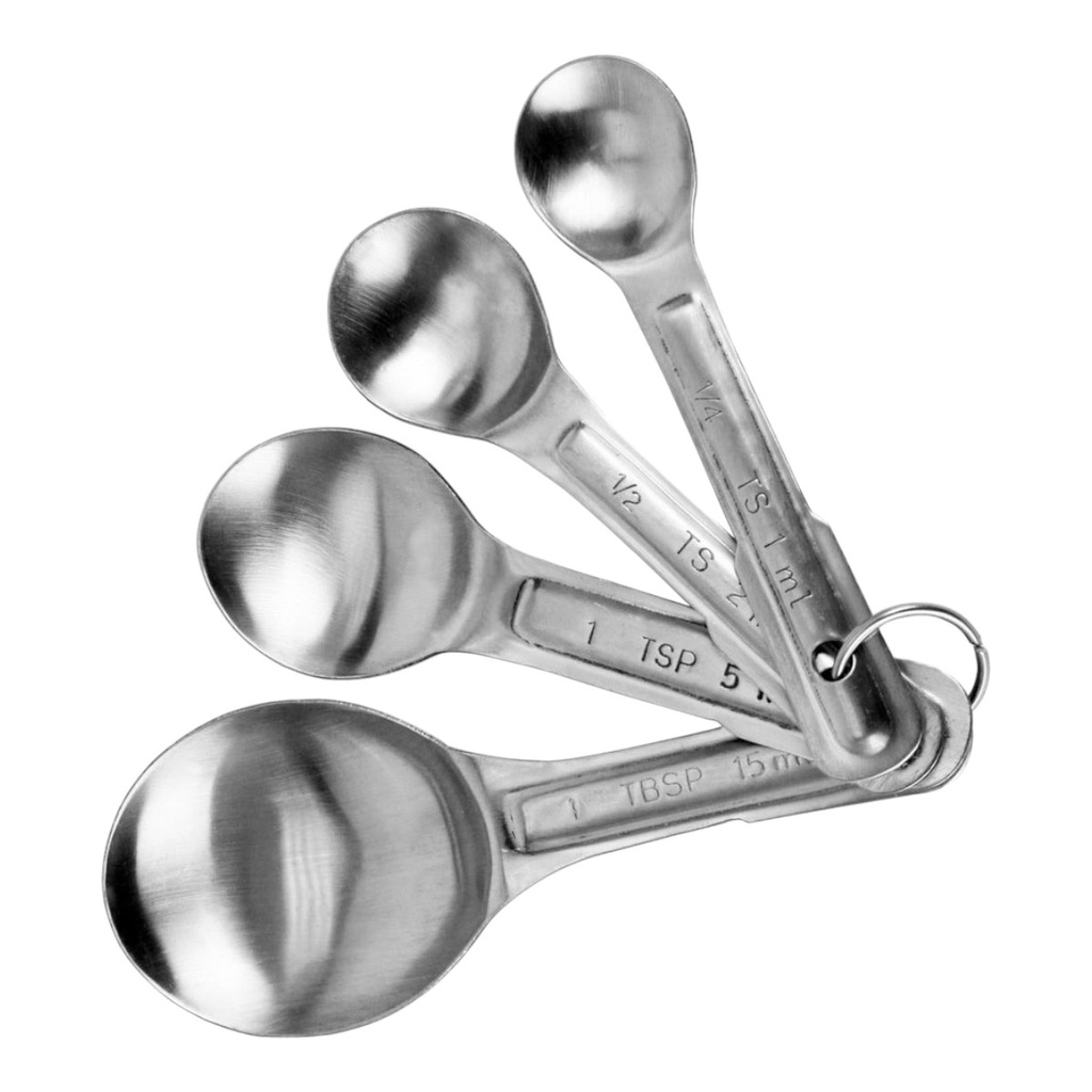 CUCHARAS MEDIDORAS LIGERAS DE A.I. CON 4 PIEZAS - DS2045 / SLMC2415