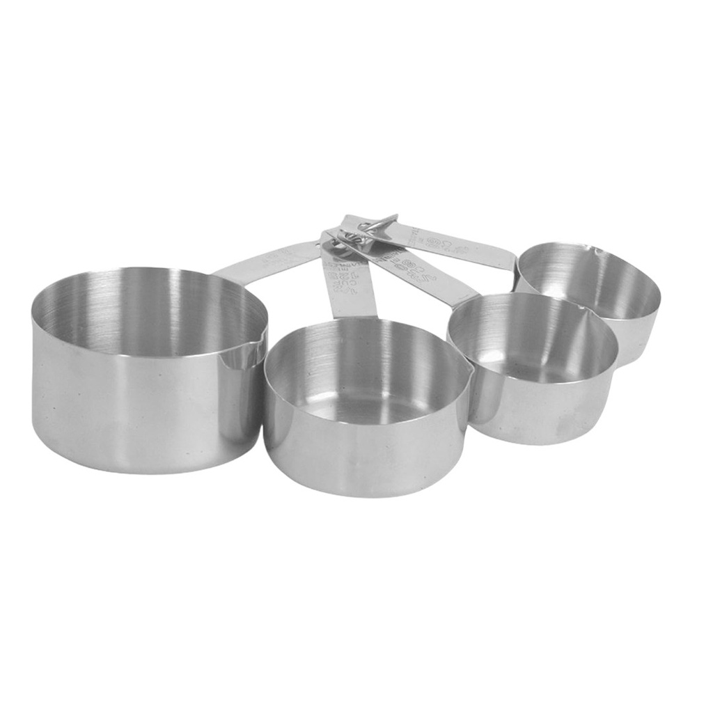 [051029] JUEGO DE TAZAS MEDIDORAS 4 PIEZAS (1/4, 1/2, 3/4 y 1) - SLMC2414