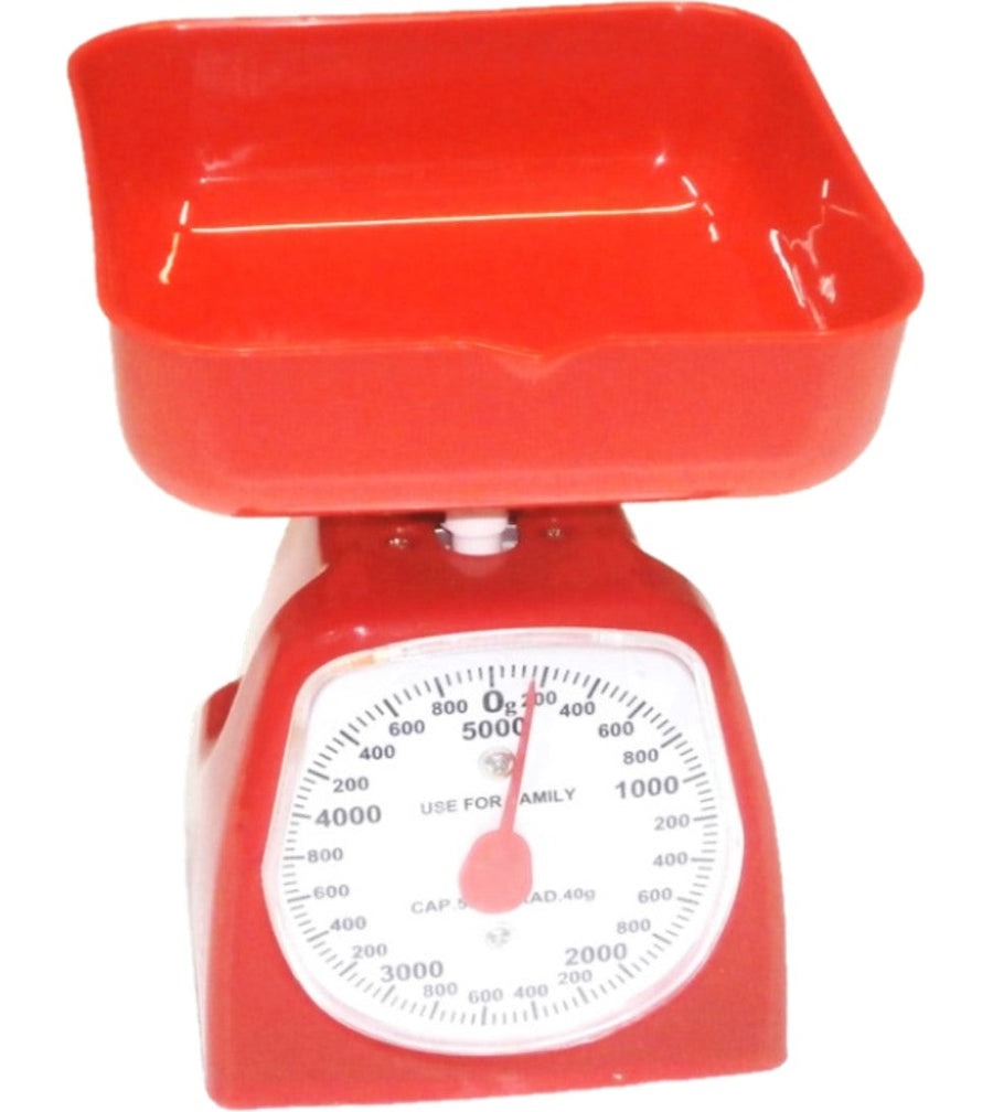 BÁSCULA PARA COCINA 5 KG COLOR - 020-001-056