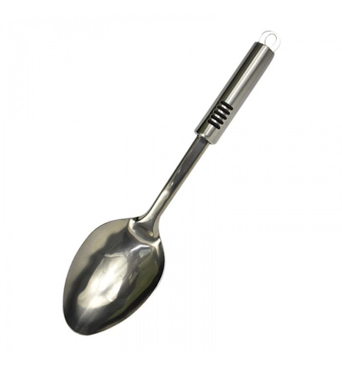 [055873] CUCHARA PARA COCINA DE ACERO INOXIDABLE 34 cm - 021-002-031