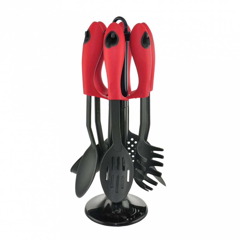 [055675] SET DE UTENSILIOS CON BASE 7 PIEZAS - Y750-NR07